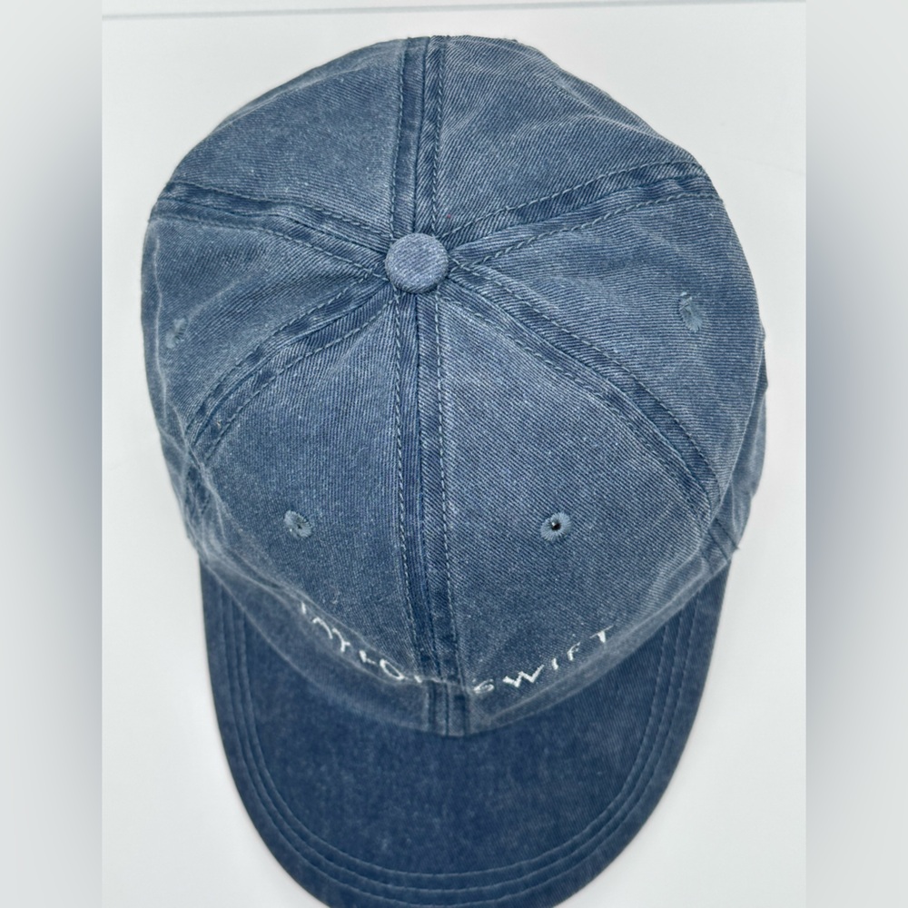 Taylor Swift~ 1989 Taylor’s Version Adjustable Hat Blue Denim OS - Picture 2 of 7